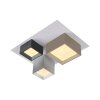 Illuminazione Paul Neuhaus Manhattan Plafoniera LED Grigio, 1-Luce, Telecomando