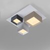 Illuminazione Paul Neuhaus Manhattan Plafoniera LED Grigio, 1-Luce, Telecomando