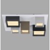 Illuminazione Paul Neuhaus Manhattan Plafoniera LED Grigio, 1-Luce, Telecomando