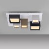 Illuminazione Paul Neuhaus Manhattan Plafoniera LED Grigio, 1-Luce, Telecomando