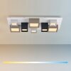 Illuminazione Paul Neuhaus Manhattan Plafoniera LED Grigio, 1-Luce, Telecomando