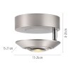 Illuminazione Paul Neuhaus Oculis Plafoniera LED Trasparente, chiaro, 1-Luce