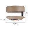 Illuminazione Paul Neuhaus Oculis Plafoniera LED Bronzo, 1-Luce