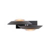 Illuminazione Paul Neuhaus Oculis Applique LED Nero, 2-Luci
