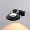 Illuminazione Paul Neuhaus Oculis Applique LED Nero, 2-Luci