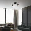 Illuminazione Leuchten Direkt JARIK Plafoniera LED Nero, 3-Luci