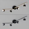 Illuminazione Leuchten Direkt JARIK Plafoniera LED Nero, 5-Luci