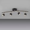 Illuminazione Leuchten Direkt JARIK Plafoniera LED Nero, 5-Luci