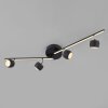 Illuminazione Leuchten Direkt JARIK Plafoniera LED Nero, 5-Luci