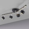 Illuminazione Leuchten Direkt JARIK Plafoniera LED Nero, 5-Luci