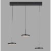 Illuminazione Leuchten Direkt PLATA Lampada a sospensione LED Nero, 3-Luci