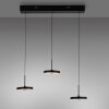 Illuminazione Leuchten Direkt PLATA Lampada a sospensione LED Nero, 3-Luci