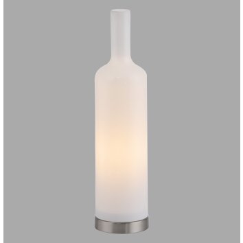 Illuminazione Leuchten Direkt BOTTLE Lampada da tavolo LED Argento, 1-Luce