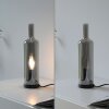 Illuminazione Leuchten Direkt BOTTLE Lampada da tavolo LED Nero, 1-Luce