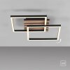 Illuminazione Leuchten Direkt AKUSTIKA Plafoniera LED Nero, 1-Luce