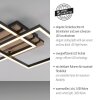 Illuminazione Leuchten Direkt AKUSTIKA Plafoniera LED Nero, 1-Luce