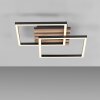 Illuminazione Leuchten Direkt AKUSTIKA Plafoniera LED Nero, 1-Luce
