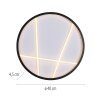 Illuminazione Leuchten Direkt MIKADO Plafoniera LED Nero, 1-Luce