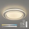 Illuminazione Leuchten Direkt LAGO Plafoniera LED Bianco, 1-Luce, Telecomando