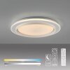 Illuminazione Leuchten Direkt LAGO Plafoniera LED Bianco, 1-Luce, Telecomando