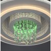 Illuminazione Leuchten Direkt TOLAGO Plafoniera LED Bianco, 2-Luci, Telecomando, Cambia colore