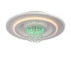 Illuminazione Leuchten Direkt TOLAGO Plafoniera LED Bianco, 2-Luci, Telecomando, Cambia colore