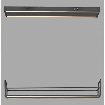 Illuminazione Leuchten Direkt SONTURA Lampada a sospensione LED Nero, 2-Luci