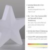 Illuminazione Leuchten Direkt STAR Lampada da tavolo LED Bianco, 1-Luce, Telecomando, Cambia colore
