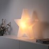 Illuminazione Leuchten Direkt STAR Lampada da tavolo LED Bianco, 1-Luce, Telecomando, Cambia colore