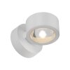Illuminazione Leuchten Direkt AKKU-CHIA Applique LED Bianco, 2-Luci, Telecomando