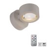 Illuminazione Leuchten Direkt AKKU-CHIA Applique LED Sabbia, 2-Luci, Telecomando