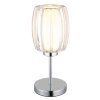 Illuminazione Globo Lighting Maribel Lampada da tavolo Cromo, 1-Luce