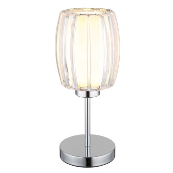 Illuminazione Globo Lighting Maribel Lampada da tavolo Cromo, 1-Luce