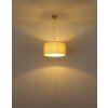 Illuminazione Globo Lighting Deleon Lampadario a sospensione Cromo, Sabbia, 1-Luce