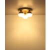 Illuminazione Globo Lighting Ragusa Plafoniera Cromo, Bianco, 3-Luci