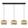 Illuminazione Globo Lighting Bambora Lampadario a sospensione LED Nero, 1-Luce