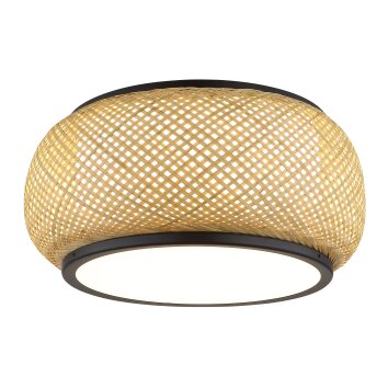 Illuminazione Globo Lighting Bambora Plafoniera LED Nero, 1-Luce