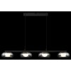 Illuminazione Globo Lighting Carlene Lampadario a sospensione LED Nero, 1-Luce