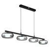 Illuminazione Globo Lighting Carlene Lampadario a sospensione LED Nero, 1-Luce