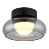 Illuminazione Globo Lighting Carlene Plafoniera LED Nero, 1-Luce