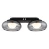 Illuminazione Globo Lighting Carlene Plafoniera LED Nero, 1-Luce