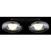 Illuminazione Globo Lighting Carlene Plafoniera LED Nero, 1-Luce