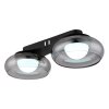 Illuminazione Globo Lighting Carlene Plafoniera LED Nero, 1-Luce