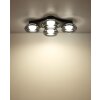 Illuminazione Globo Lighting Carlene Plafoniera LED Nero, 1-Luce