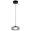 Illuminazione Globo Lighting Carlene Lampadario a sospensione LED Nero, 1-Luce
