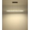 Illuminazione Globo Lighting Novak Lampadario a sospensione LED Nichel opaco, 1-Luce
