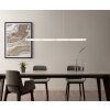 Illuminazione Globo Lighting Novak Lampadario a sospensione LED Nichel opaco, 1-Luce