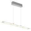 Illuminazione Globo Lighting Novak Lampadario a sospensione LED Nichel opaco, 1-Luce