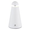Illuminazione Globo Lighting Liva Lampada da tavolo LED Bianco, 1-Luce
