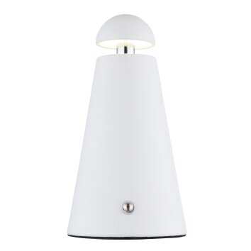 Illuminazione Globo Lighting Liva Lampada da tavolo LED Bianco, 1-Luce